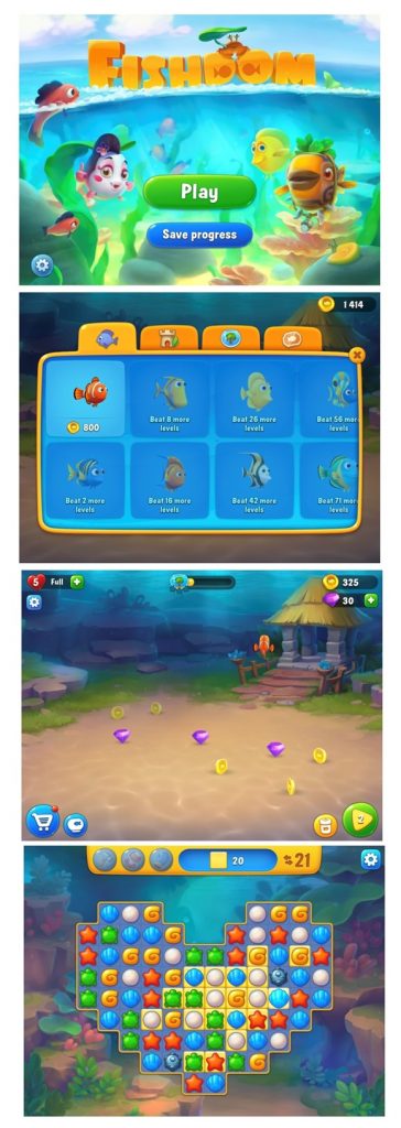 tips to get past level 176 in fishdom game