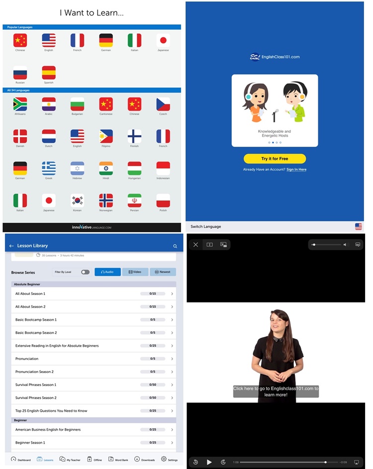 Innovative Language 101 App download